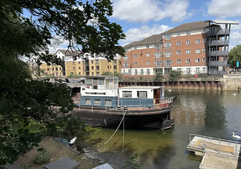 O rio Nene em Peterborough