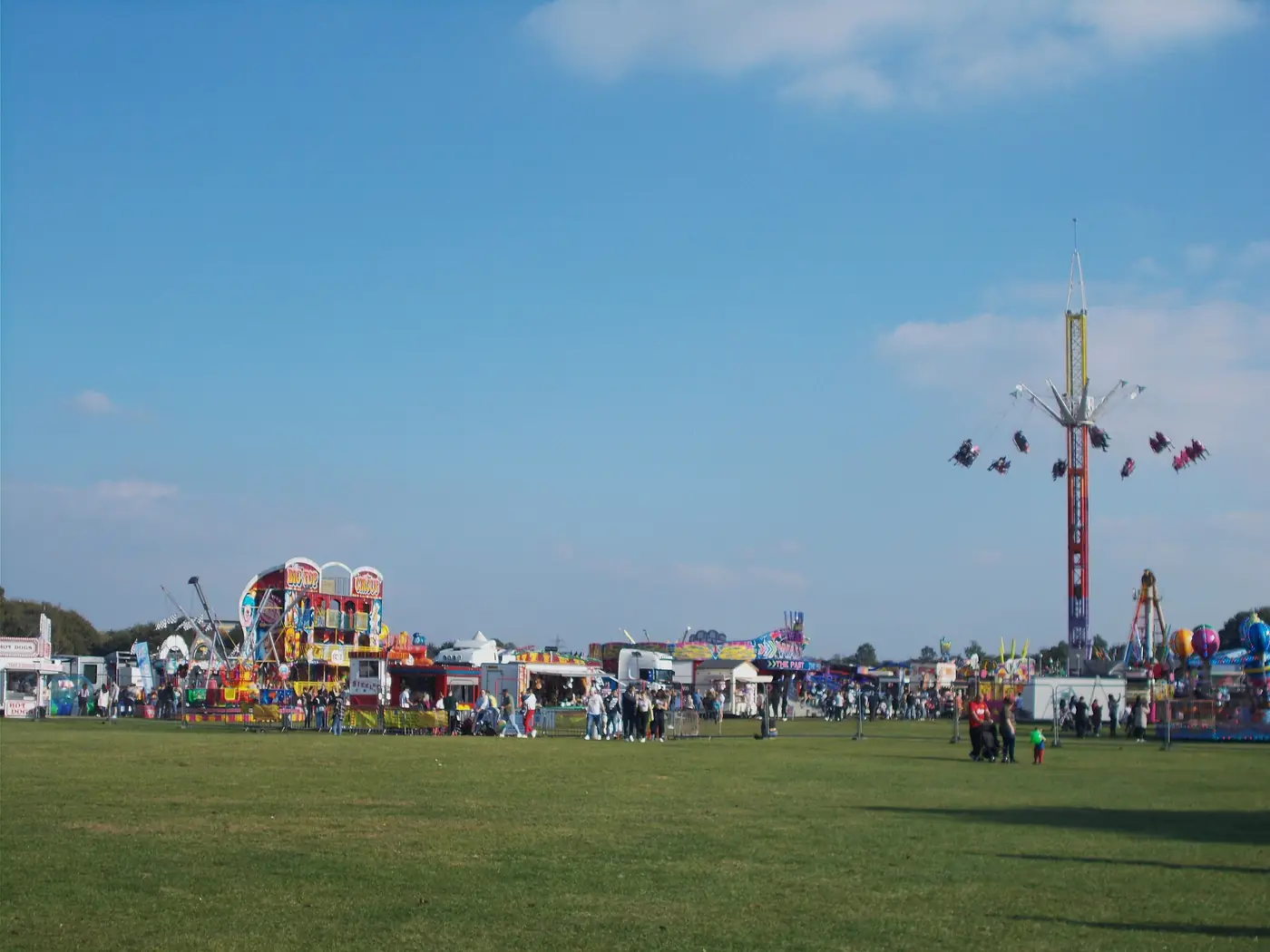 Feira popular no Embankment